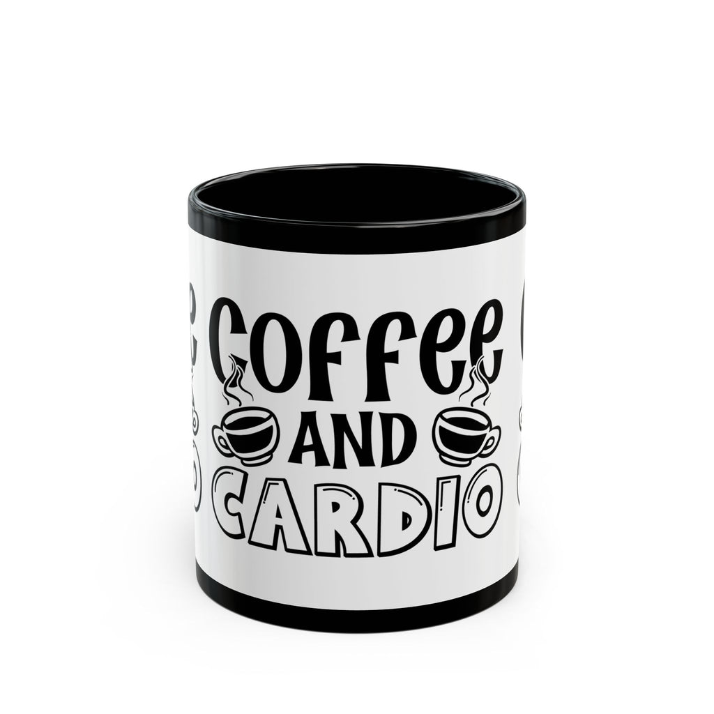 Coffee and Cardio Mug — Funny Fitness Coffee Cup for Gym Lovers