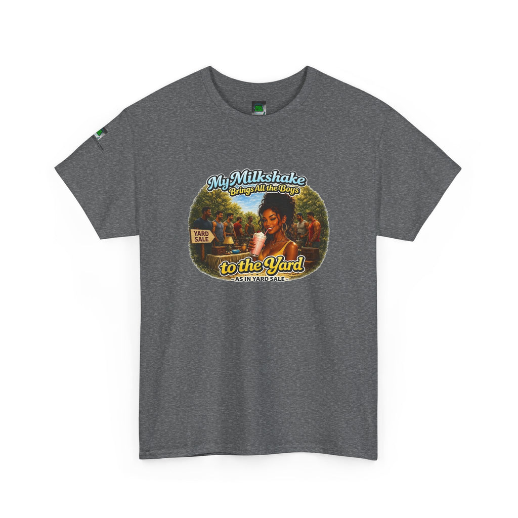 Copy of Retro Milkshake Shop Graphic Tee — "My Milkshake Brings All The Boys To The Yard" Vintage Art