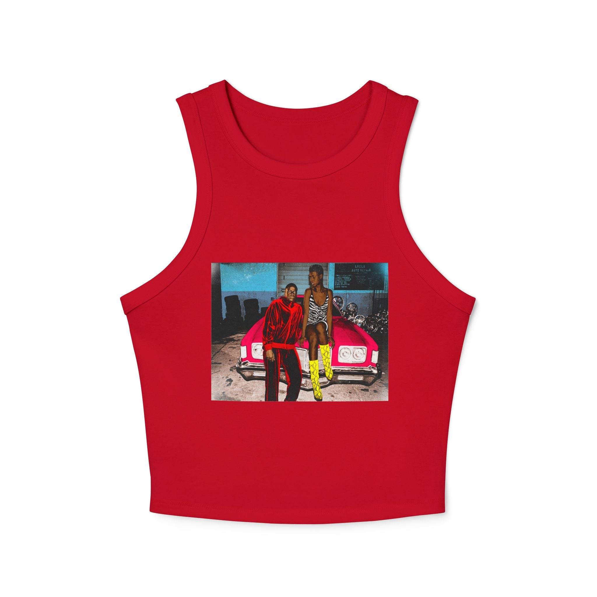Urban Racer Tank Top —  Que$N and Slim Crop Tank