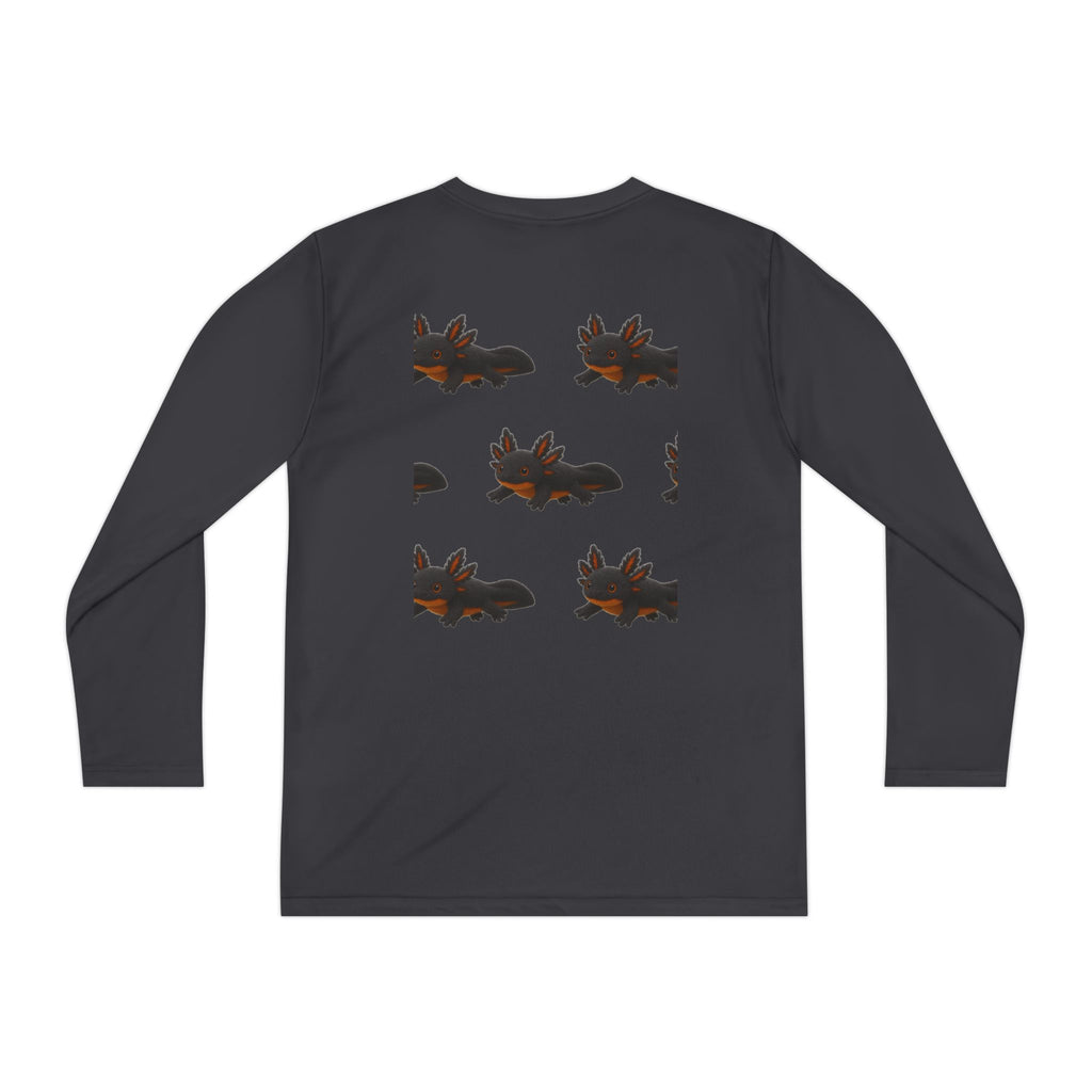 Axolotl Fun Facts Youth Long Sleeve Tee — "Water Salamander"