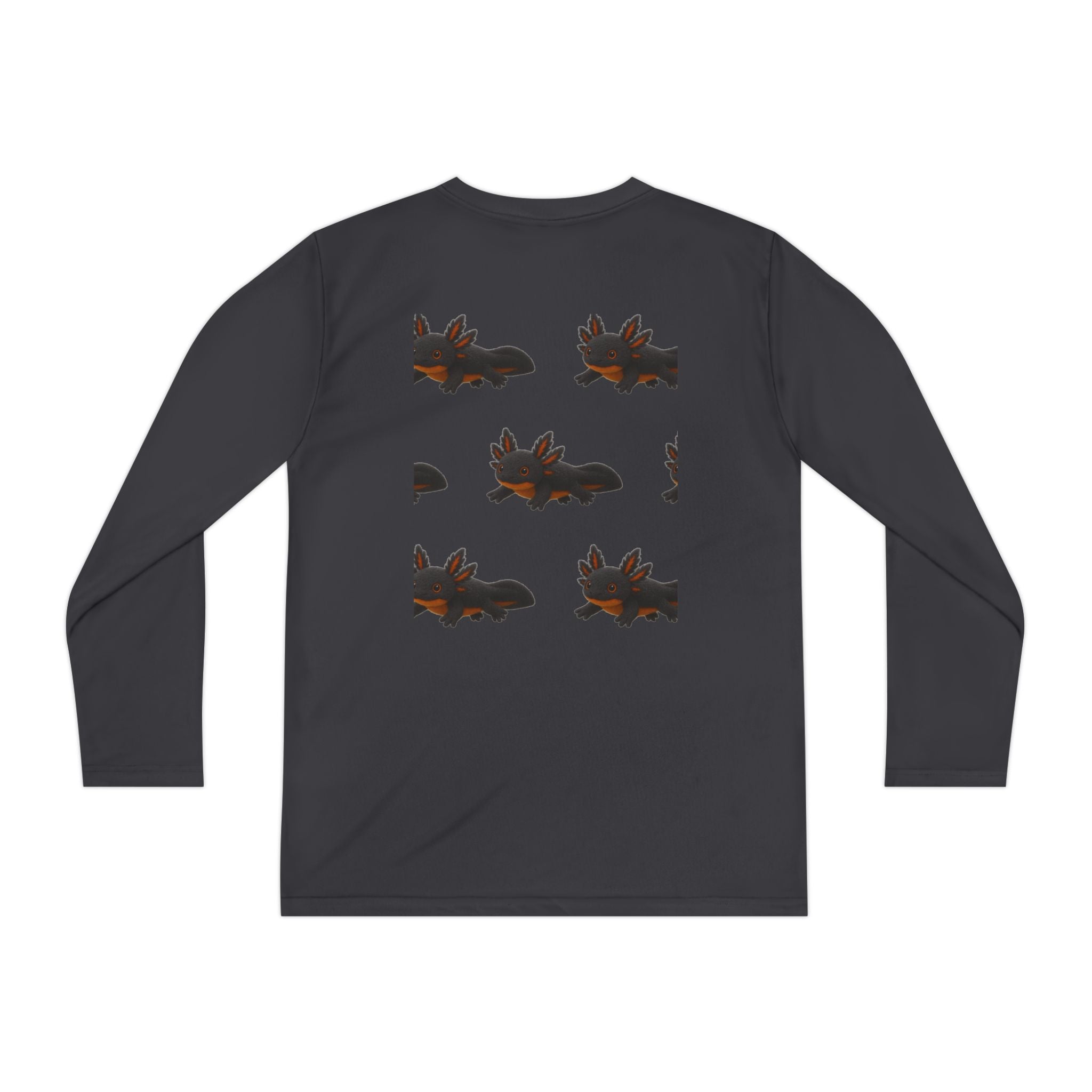 Axolotl Fun Facts Youth Long Sleeve Tee — "Water Salamander"