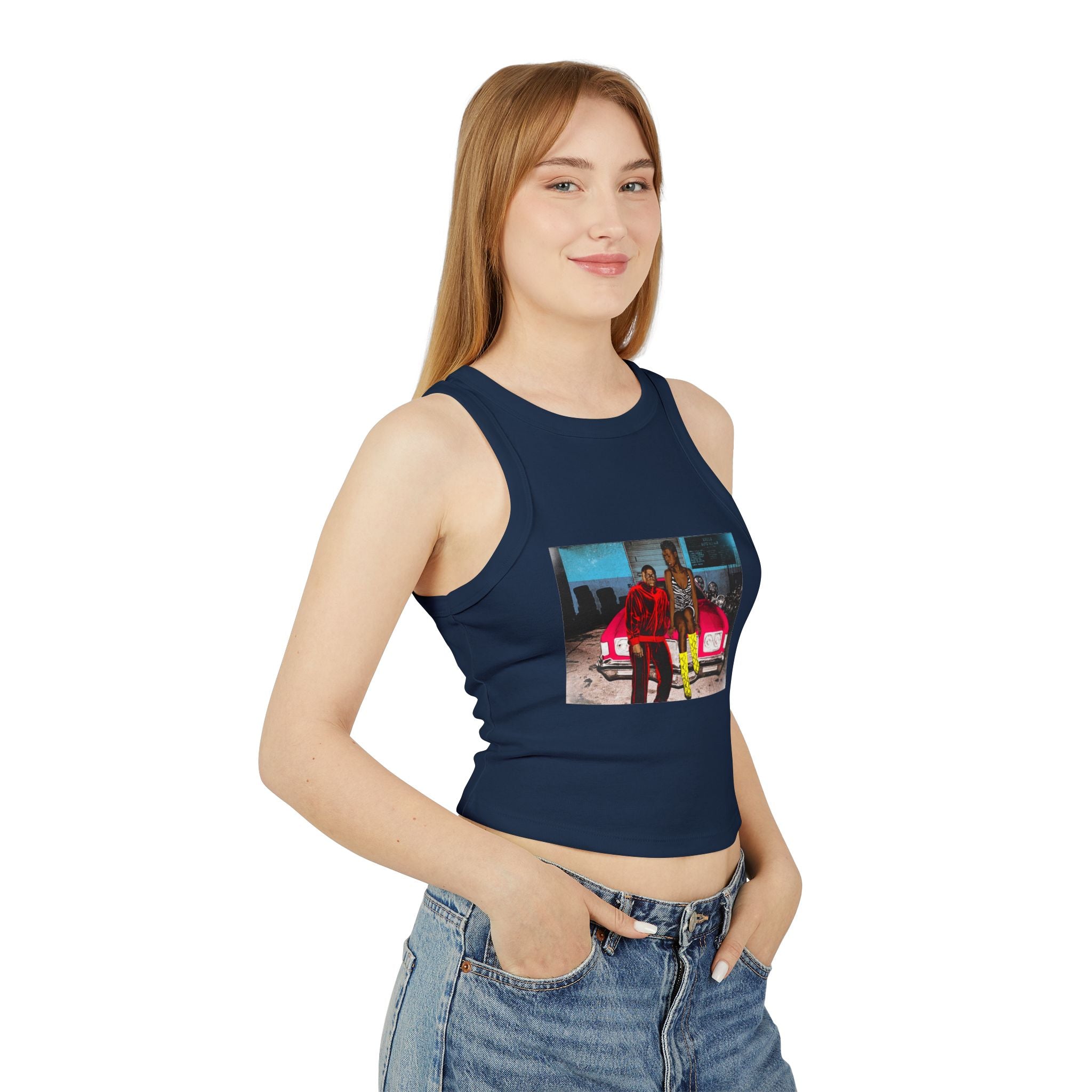 Urban Racer Tank Top —  Que$N and Slim Crop Tank