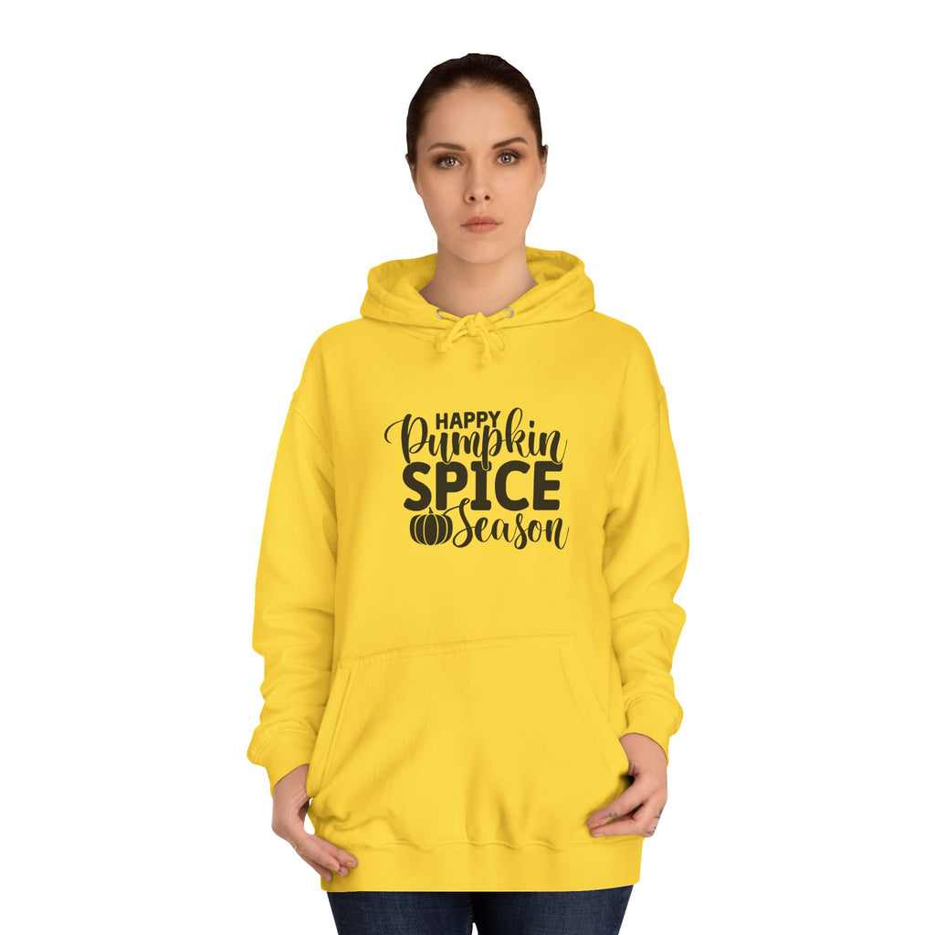 Happy Pumpkin Spice Season College Hoodie