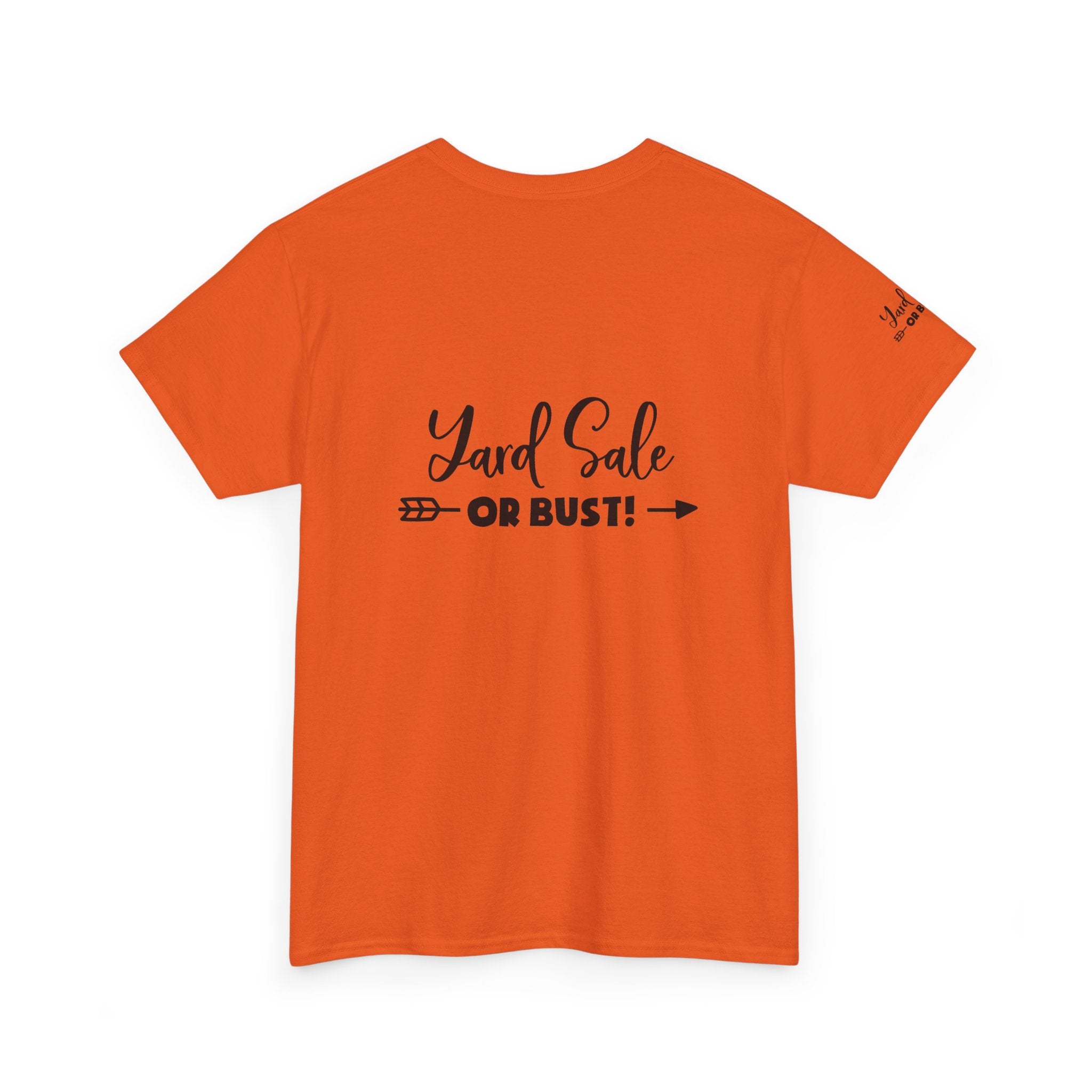 Unisex Heavy Cotton Tee Yard Sales OLD STUFF/ New Treasure