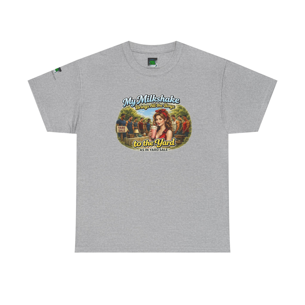 Vintage 'My Milkshake Brings All the Boys to the Yard' Graphic Tee