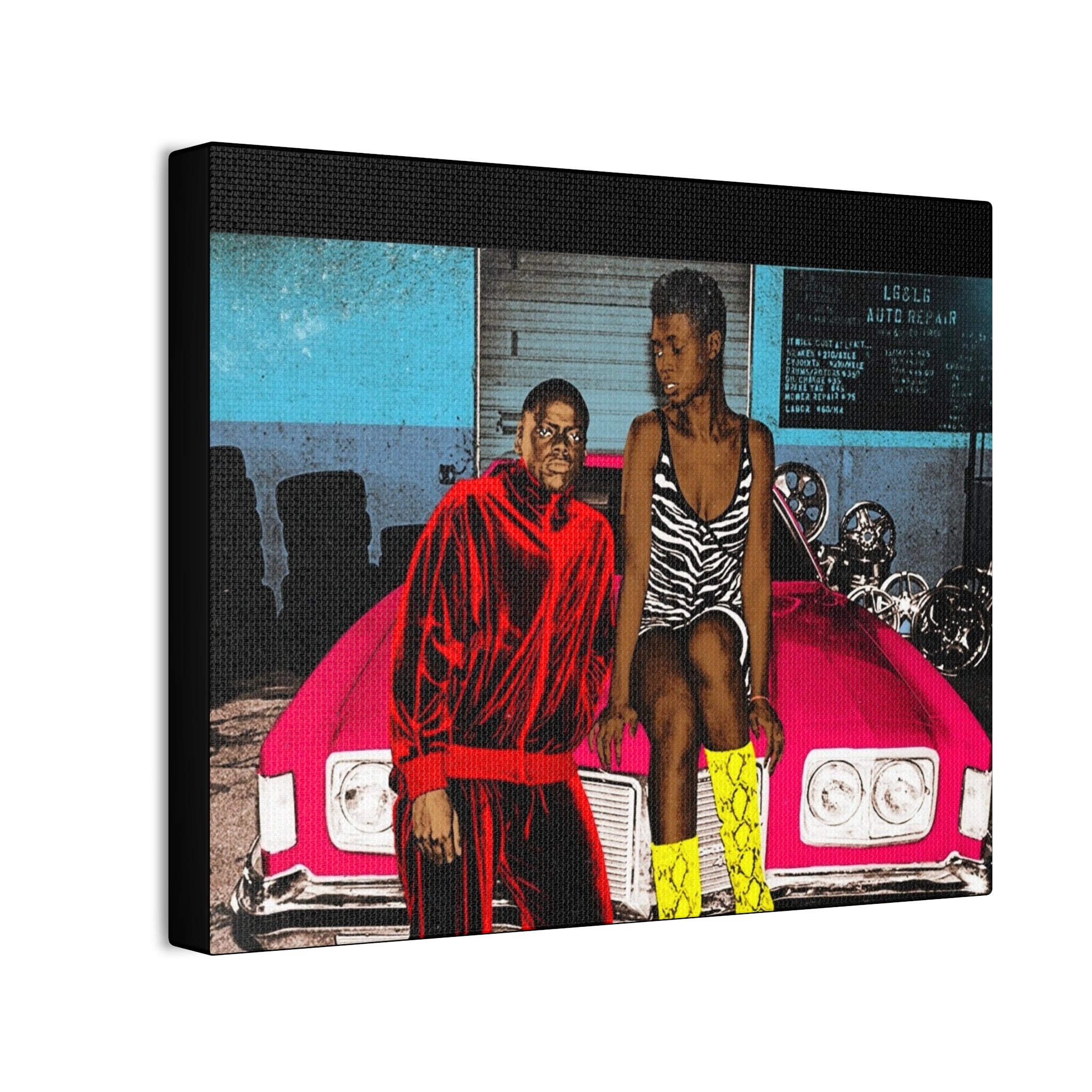 Queen & Slim Canvas Wall Art — Stretched 0.75"