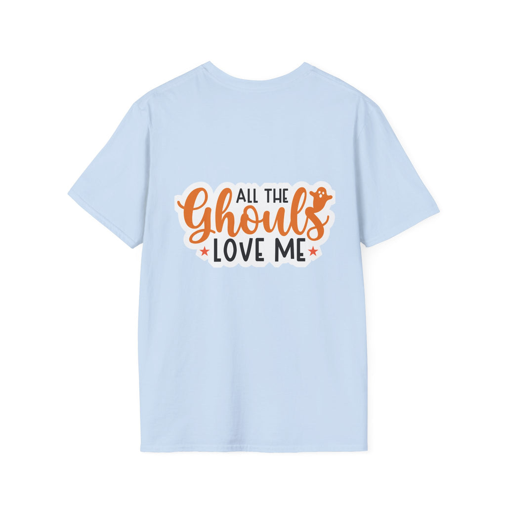 Halloween T-Shirt – “My Blood Type Is Pumpkin Spice” & “All the Ghouls Love Me”