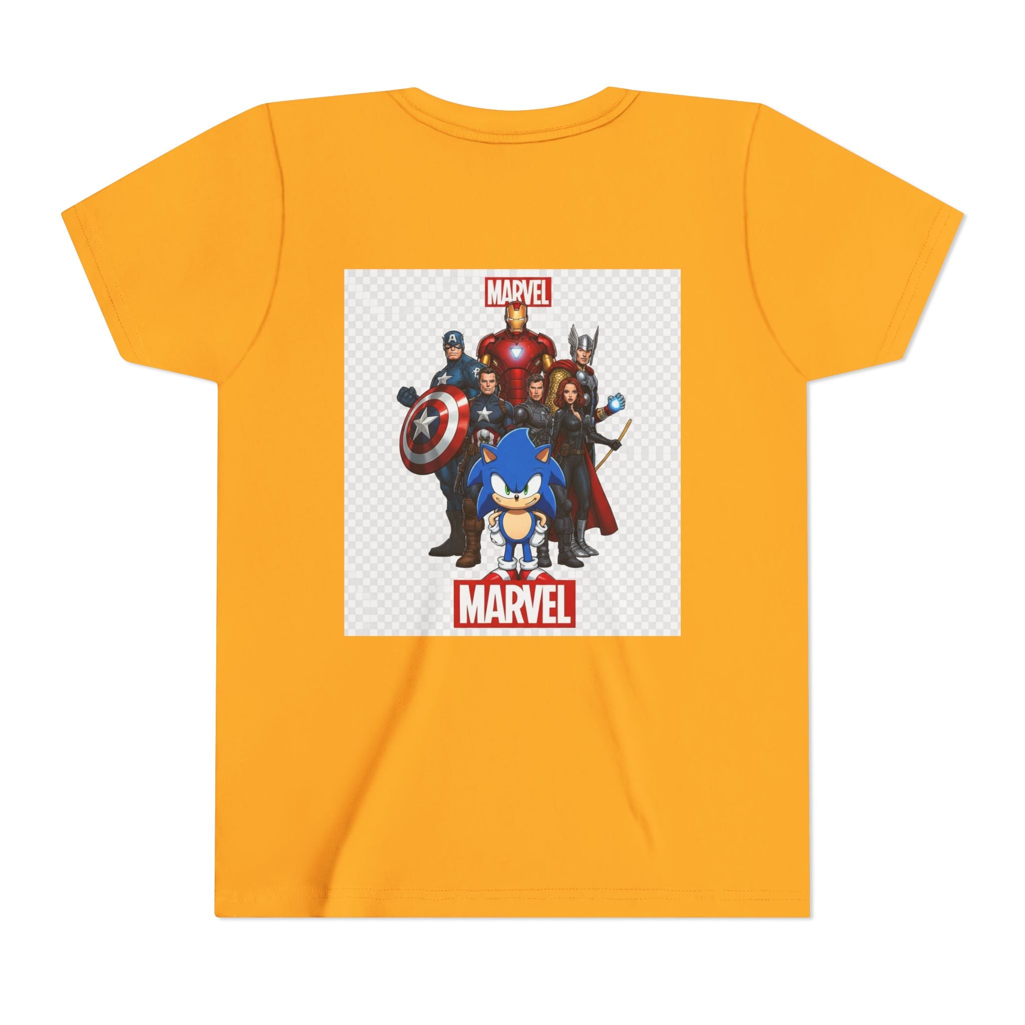 Kids Marvel & Spider-Verse Superhero Tee — Sonic & Avengers Graphic Youth T-Shirt