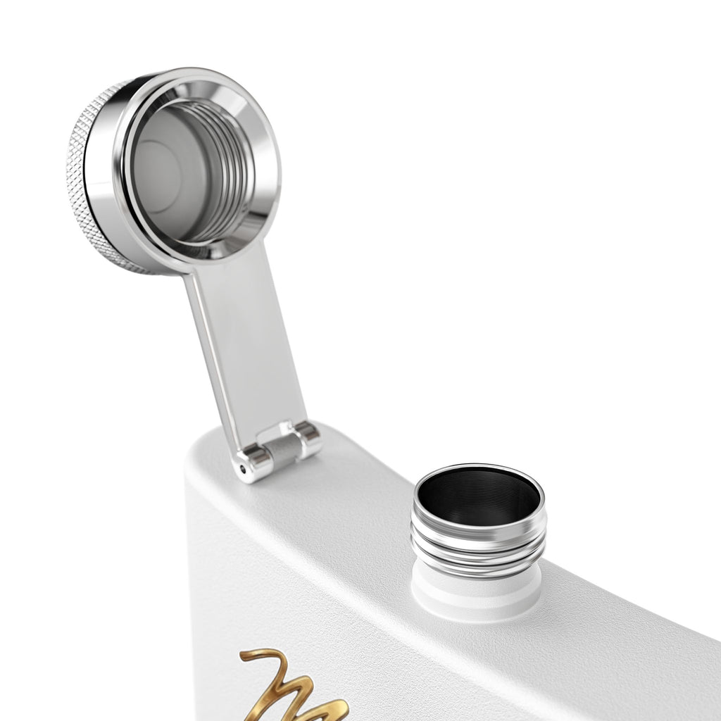 6 oz Stainless Steel Flask — "Michael Jackson" Montage Design