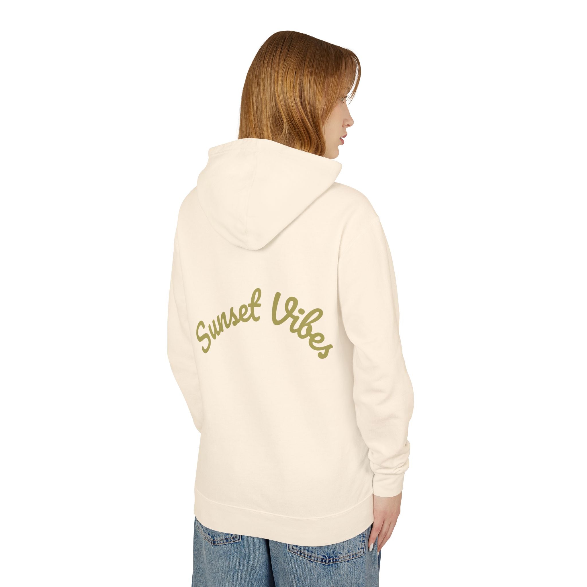 Sunset Vibes Hoodie — Scenic Sunset Road Graphic Hooded Sweatshirt
