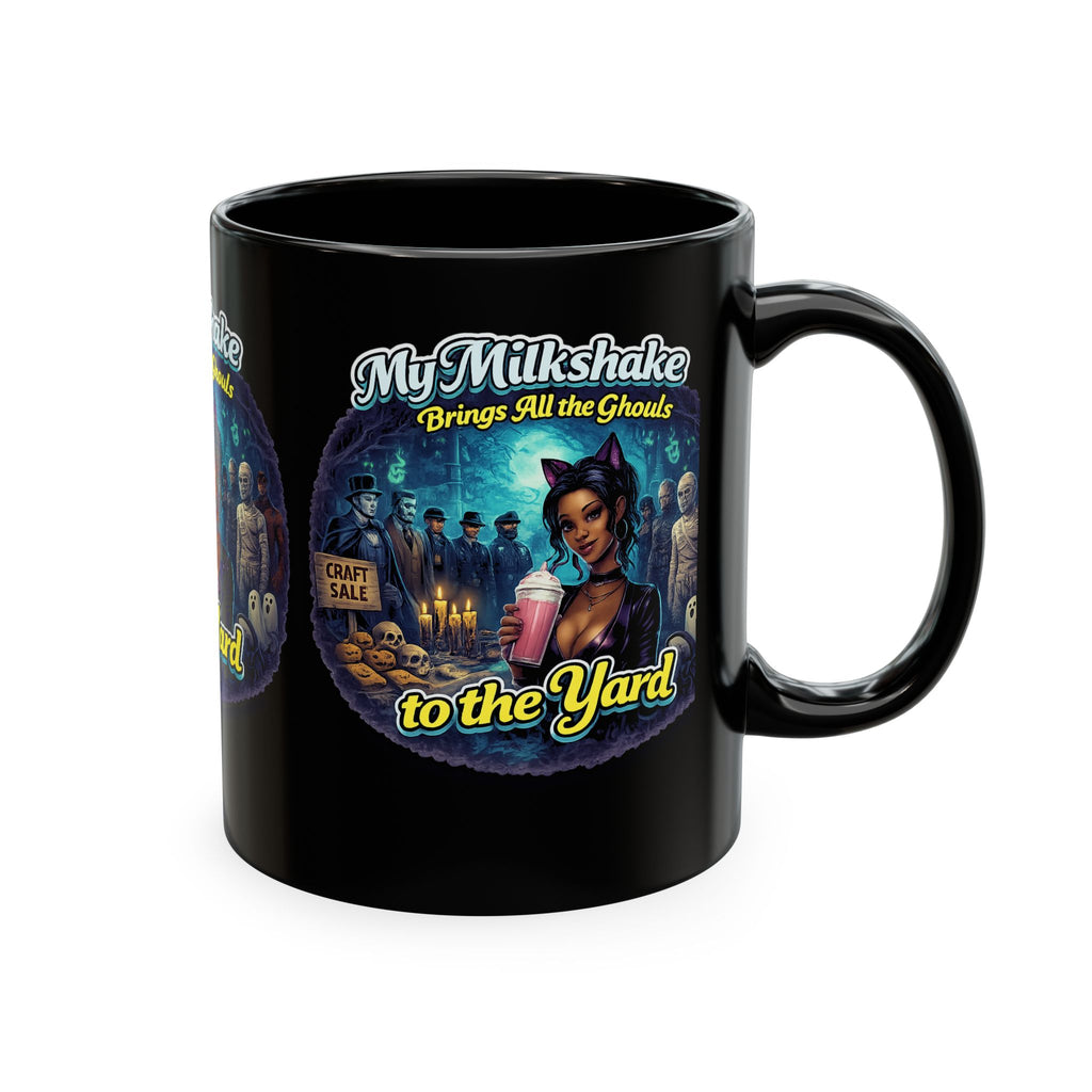 My Milkshake Brings All the Ghouls to the Yard Halloween Ceramic Mug