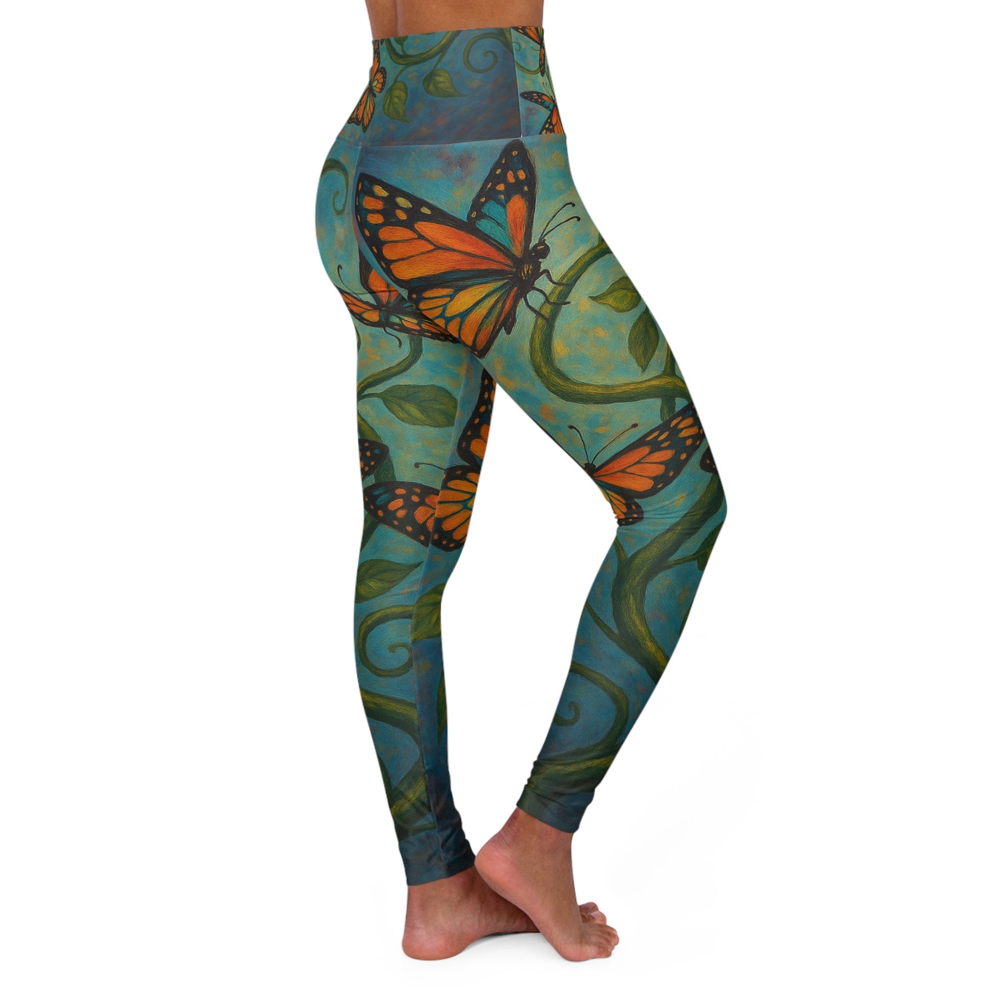 Butterfly High Waisted Leggings