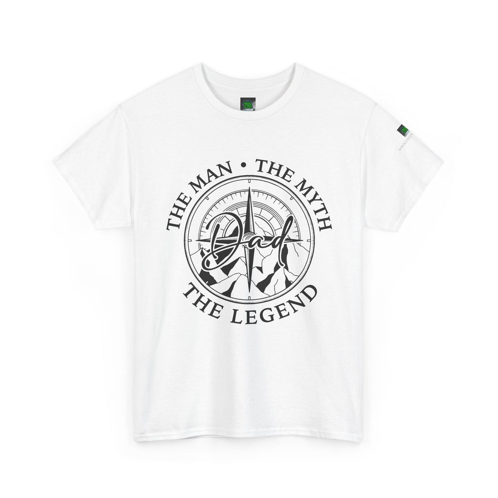 Dad Badge T-Shirt — "The Man • The Myth • The Legend" Vintage Tee