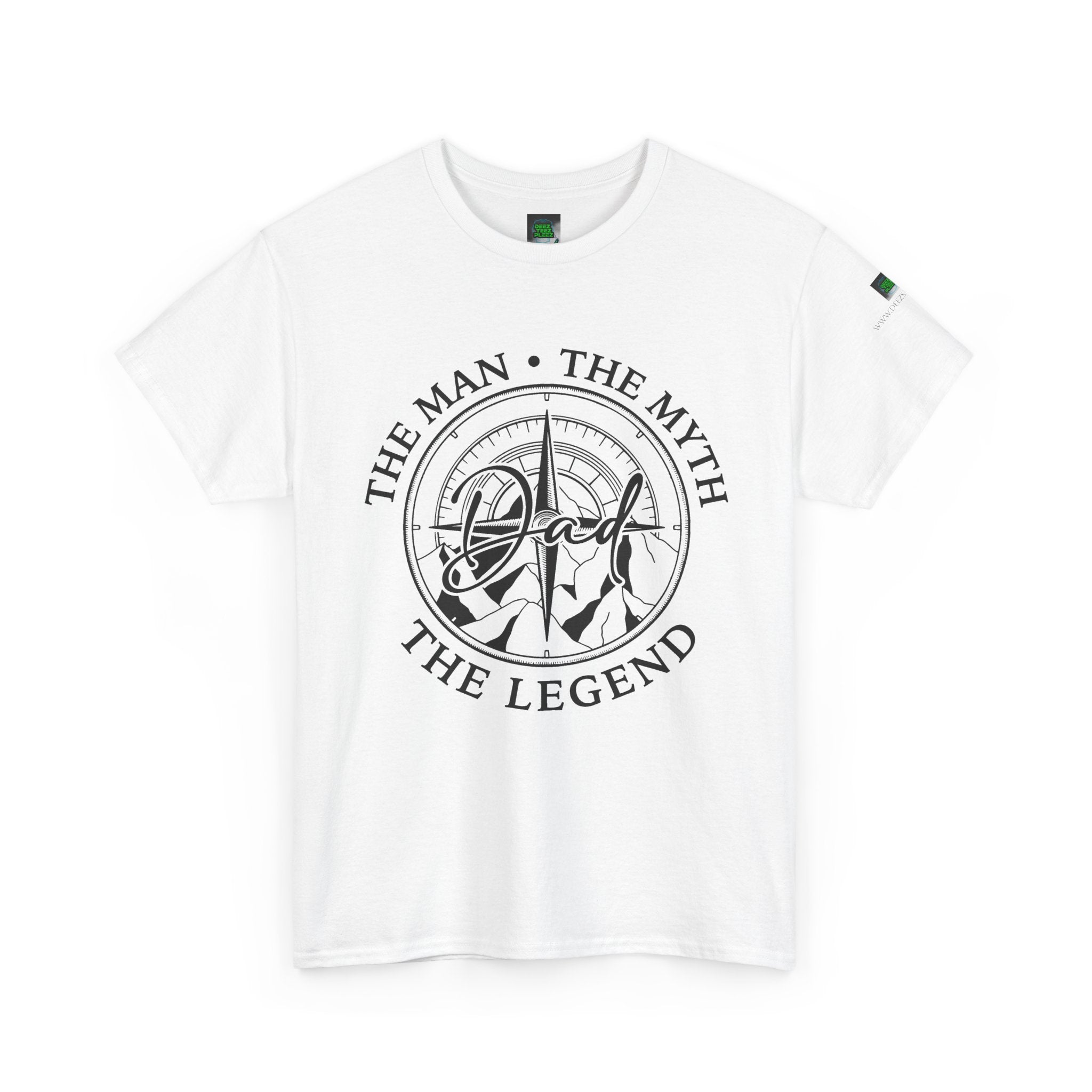 Dad Badge T-Shirt — "The Man • The Myth • The Legend" Vintage Tee
